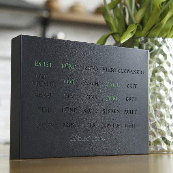 BoxClock Black Powder Coated Edition closeup