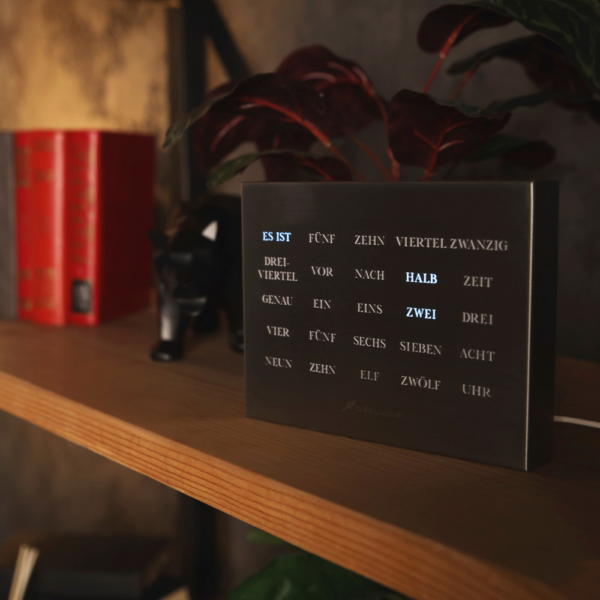 BoxClock Brushed Stainless Steel Edition