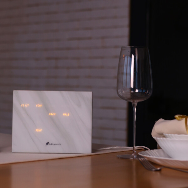 BoxClock Phantom White Marble Edition