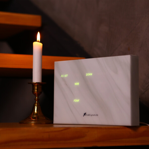BoxClock Phantom White Marble Edition