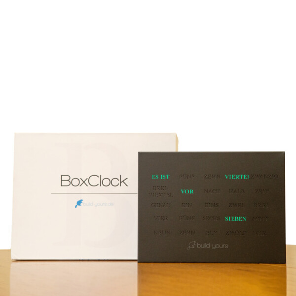 The look of BoxClock Black Powder Coated Edition