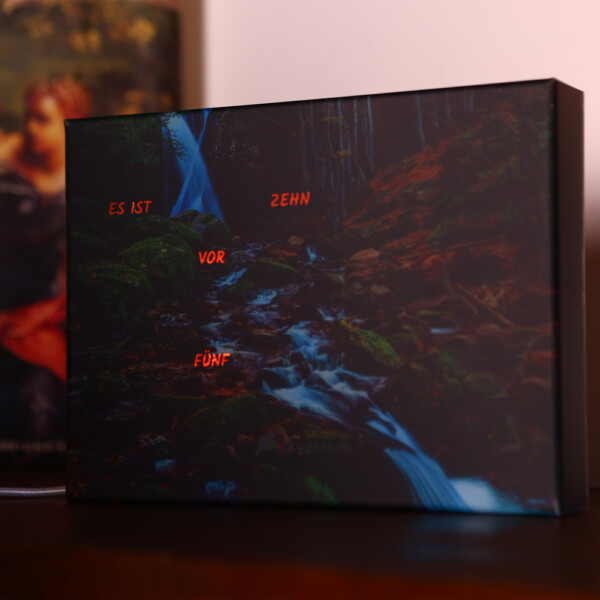 BoxClock Phantom Dark Forest Edition closeup