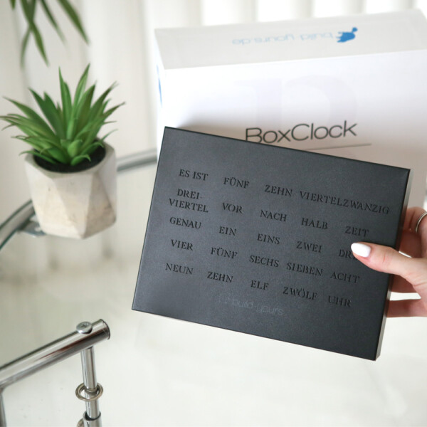 BoxClock Black Powder Coated Edition