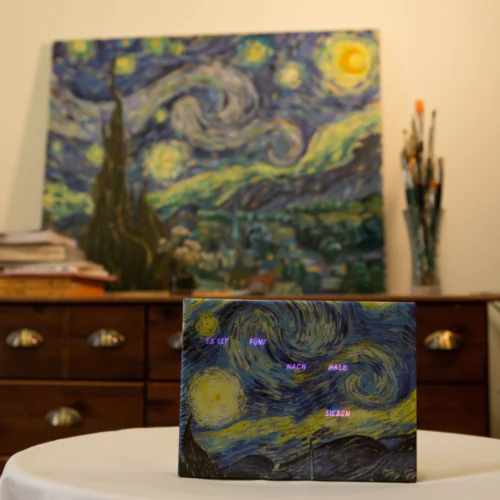 BoxClock Starry Night