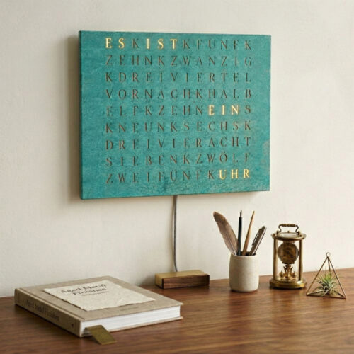 Wordclock Jupiter Grünspan