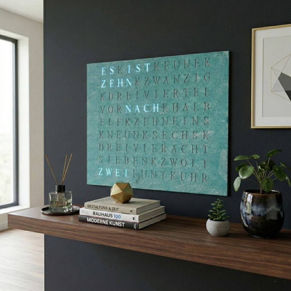 Wordclock Jupiter Grünspan