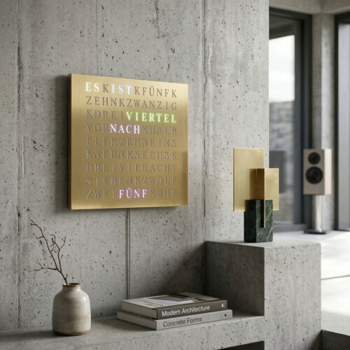 Wordclock Jupiter Gold Edition