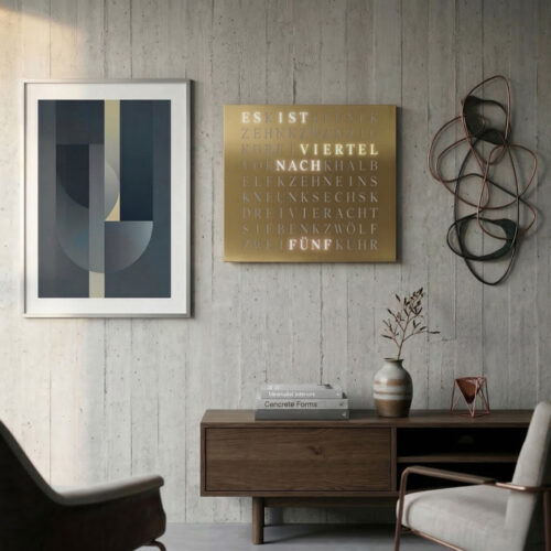 Wordclock Jupiter Gold Edition