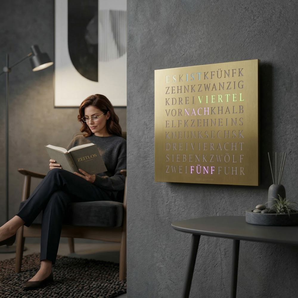 Wordclock Jupiter Gold Edition