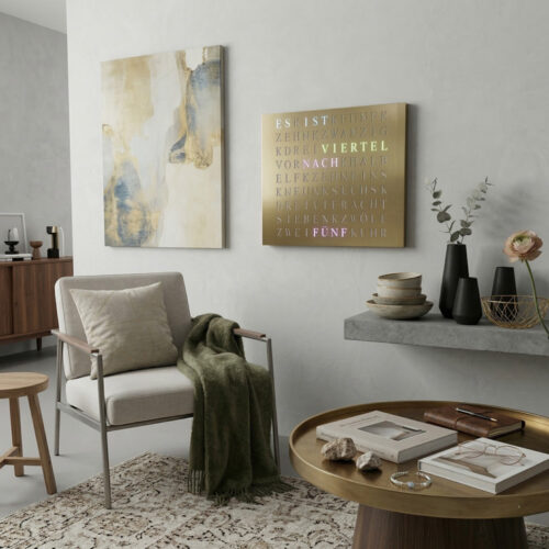 Wordclock Jupiter Gold Edition