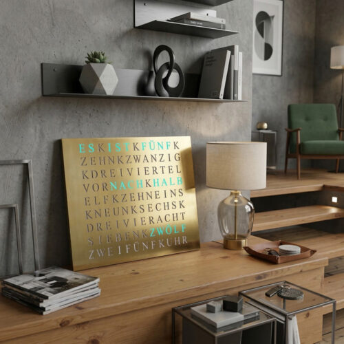 Wordclock Jupiter Gold Edition
