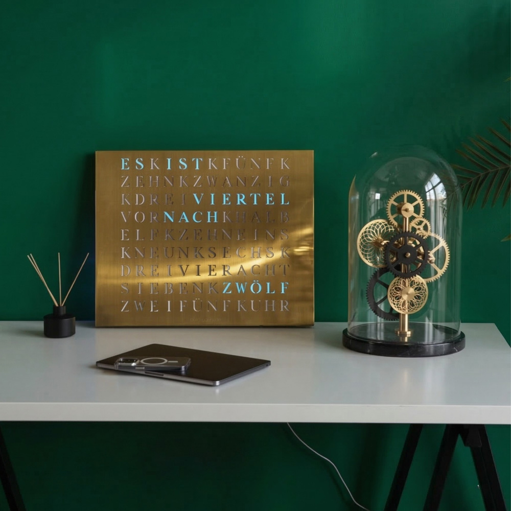 Wordclock Jupiter Gold Edition