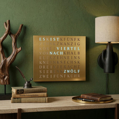 Wordclock Jupiter Gold Edition