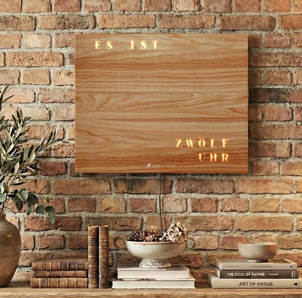 WordClock Jupiter - Phantom Slate Edition