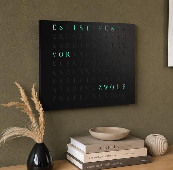 WordClock Jupiter - Phantom Slate Edition