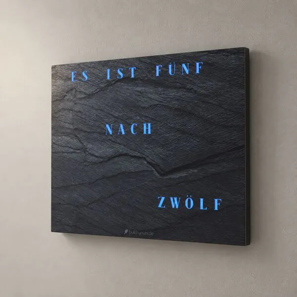 WordClock Jupiter 2.0 Phantom Slate Edition
