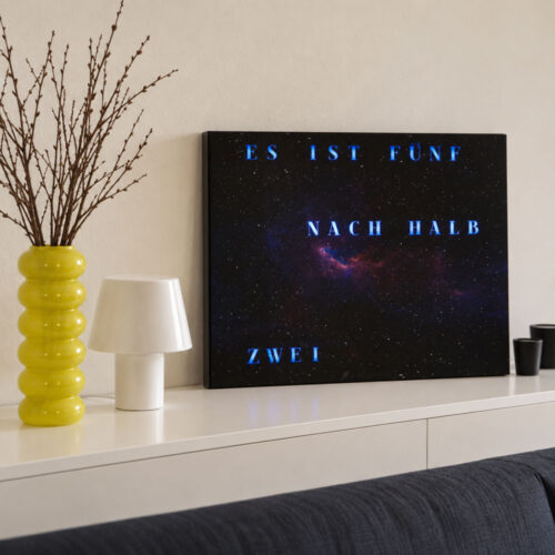 The look of Wordclock Jupiter Phantom Beyond Space Edition