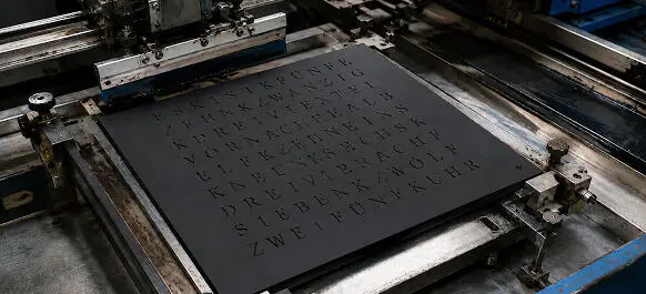 Finest details through silkscreen printing