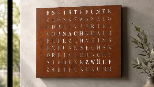 WordClock Jupiter - Eco PLA Editions